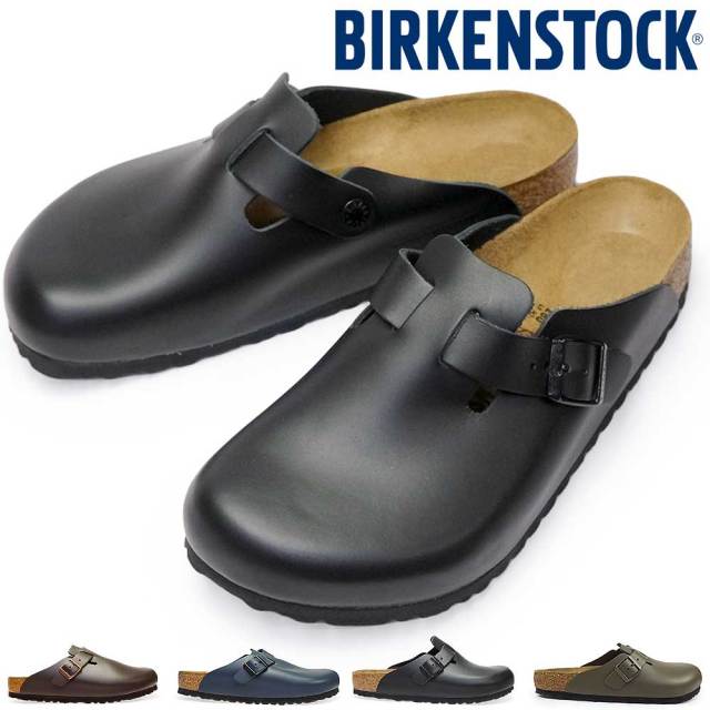 【ウィンターセール】ビルケンシュトック ボストン サンダル BS メンズ コンフォート クロッグ スムースレザー Birkenstock Boston BS
