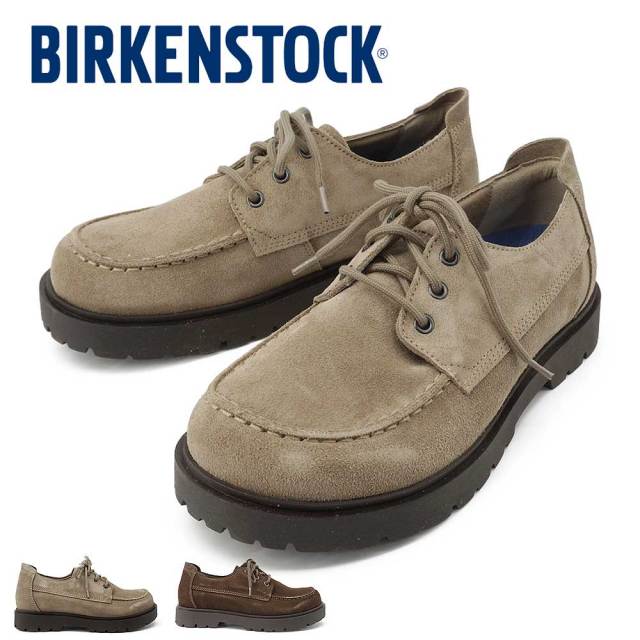 ビルケンシュトック ハイウッド モック レース ロー メンズモカシン 靴 コンフォート スエードレザー 26秋冬新作 Birkenstock Highwood Moc Lace Low
