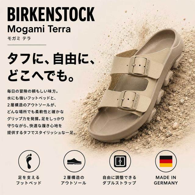 ビルケンシュトック メンズ レディース サンダル モガミ テラ ステルス