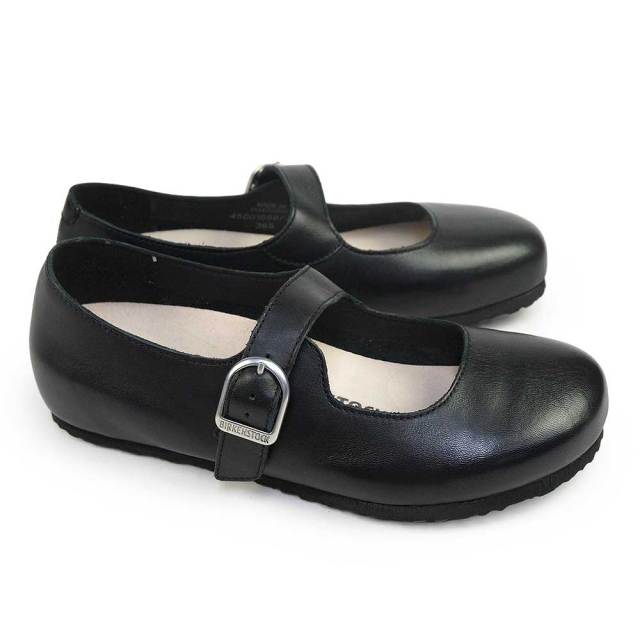 未使用 ◎BIRKENSTOCK LISMORE メリージェーン 黒 24 ビルケンシュトック BIRKENSTOCK フラットシューズ サンタクラリタ