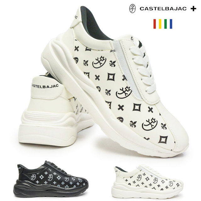 カステルバジャック レディース スニーカー 軽量 CBJS301 ローカット
