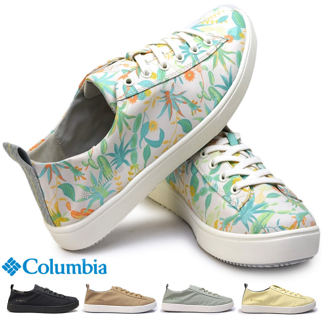 コロンビア Columbia スニーカー 23 5 化学繊維 レザー 黒 レディース 靴 人気no 1