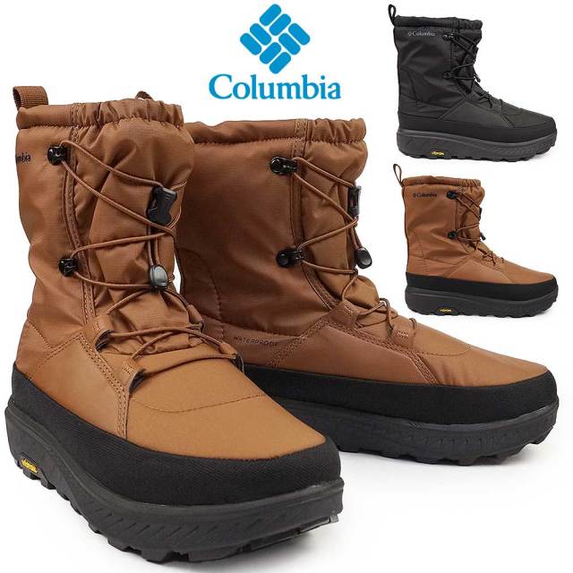 コロンビア 防水 スノーブーツ 防滑 YU7423 イエローテイル ブーツ アークティックグリップ ウォータープルーフ オムニヒートインフィニティ メンズ レディース YELLOWTAIL BOOT AG WP OHI