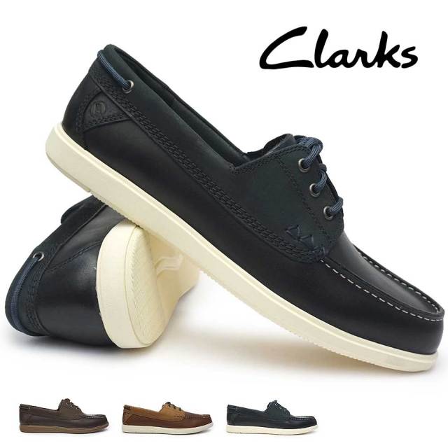CLARKS MEN's/ Bratton Boat ブラットンボート Bratton Boat / ブラットンボート （ダークブラウンレザー