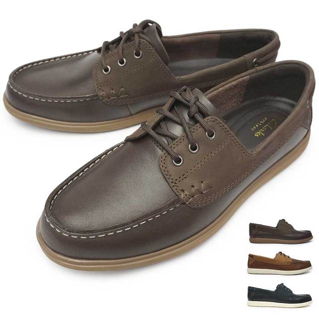 クラークス メンズ ボートシューズ ブラットンボート Clarks Bratton