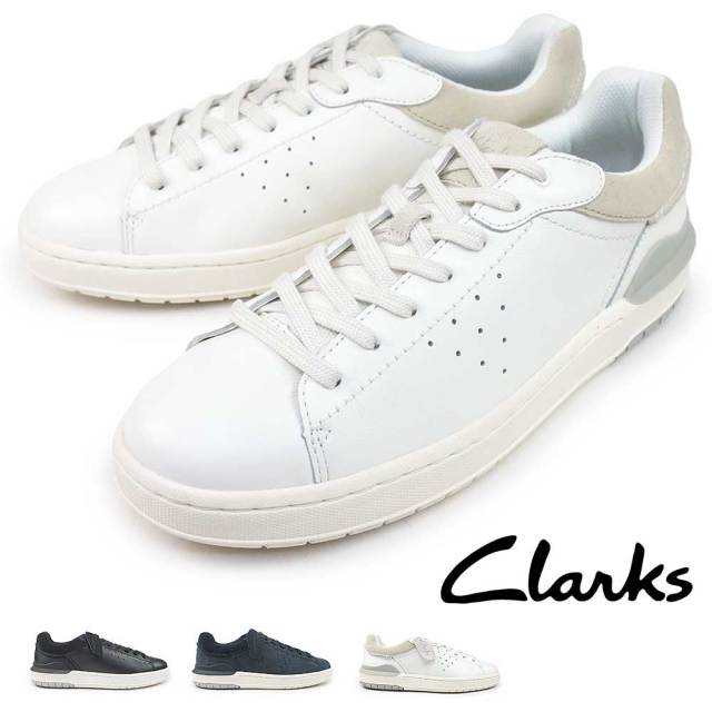 クラークス メンズ スニーカー コートライト2ラン ローカット Clarks