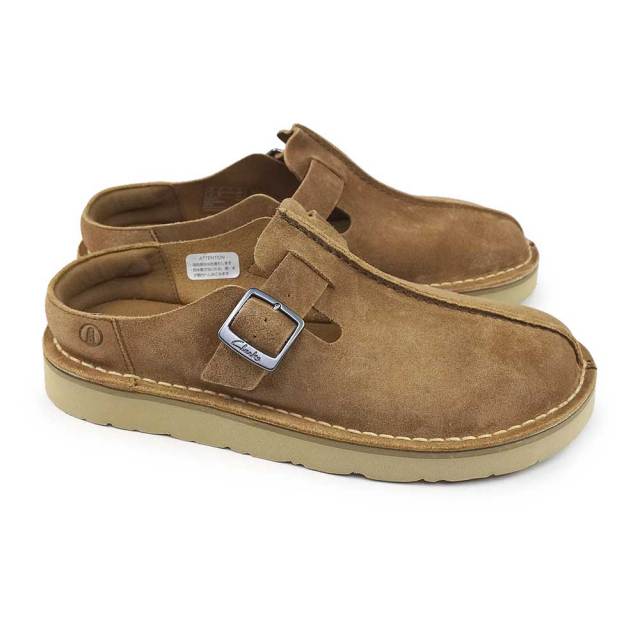 【本日まで】　Clarks Solsbury Mule サンダル　クラークス Solsbury Strap / ソルスブリーストラップ （ダークサンドレザー