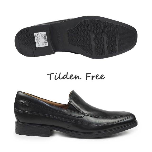 新品未使用箱付き❤️クラークス Tilden Free レザーローファー 黒 26 クラークス メンズ ローファー ティルデンフリー Clarks Tilden Free