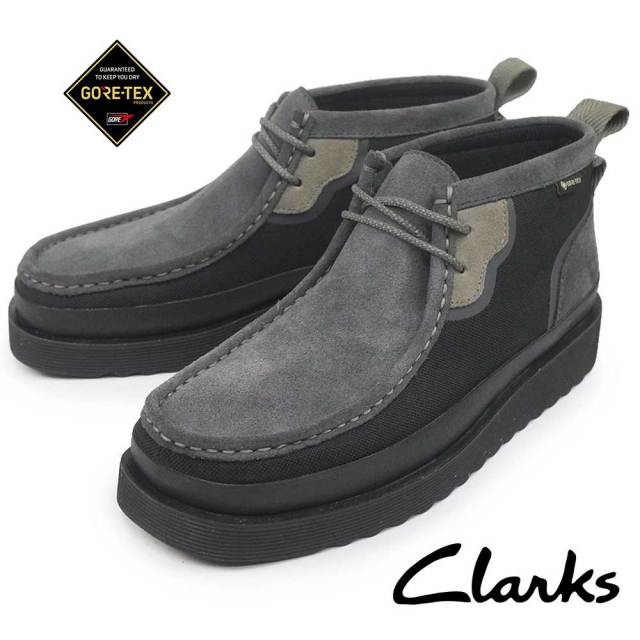 ウィンターセール】クラークス ワラビー ゴアテックス 防水 メンズ
