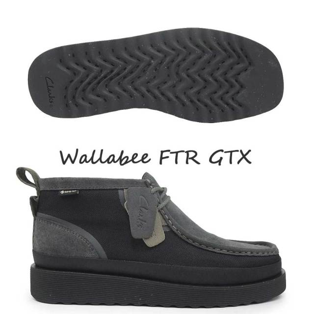 ウィンターセール】クラークス ワラビー ゴアテックス 防水 メンズ