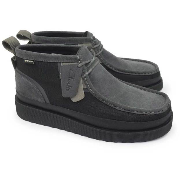 ◆Clarks◆ワラビーフューチャー ゴアテックス 25 夏準備セール】クラークス ワラビー ゴアテックス 防水 メンズ ブーツ