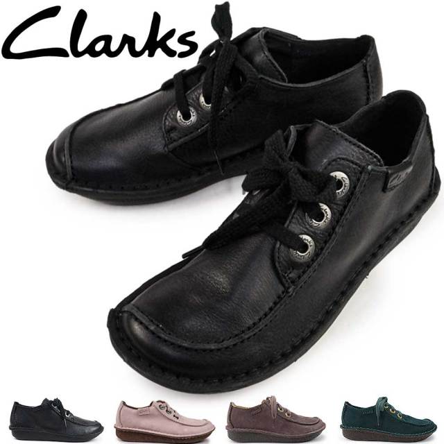 クラークス レディース スニーカー ファニードリーム スエード レザー 抗菌 防臭 通気性 26秋冬新作 Clarks Funny Dream