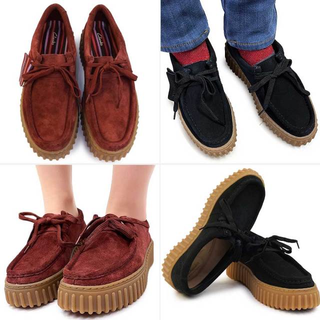 CLARKSレディースシューズ　新品 クラークス レディース シューズ トーヒルビー スエード