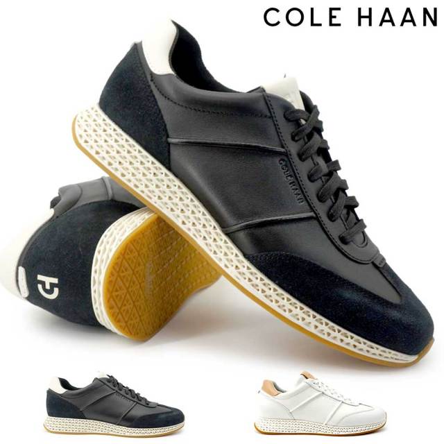 コールハーン 靴 スニーカー メンズ グランドプロ ロープロファイル スカイウィーブ ランナー 本革 レザー 軽量 26秋冬新作 COLE HAAN GRANDPRO LP SKYWEAVE RUNNER