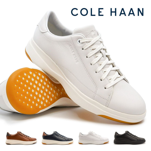 コールハーン メンズ レザースニーカー グランドプロ テニス 2.0 カジュアルシューズ 軽量 ビジカジ COLE HAAN GRANDPRO TENNIS 2.0