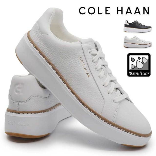 コールハーン スニーカー レディース グランドプロ トップスピン スニーカー 防水 26春夏新作 COLE HAAN GRANDPRO TOPSPIN SNEAKER