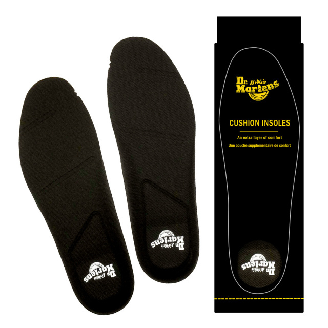 【サマーセール】ドクターマーチン 中敷き クッションインソール AD064001 抗菌 防臭 黒 国内正規品 Dr.Martens Cushion Insoles