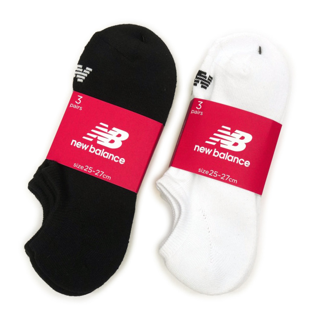 【夏準備セール】ニューバランス 靴下 LAS35703 スニーカーレングス3Pソックス メンズ レディース new balance Sneaker Length 3P Socks