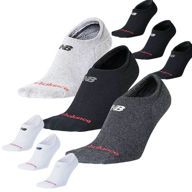 【決算セール】ニューバランス 靴下 LAS55635 スニーカーレングス3Pソックス メンズ レディース くるぶし下 new balance Sneaker Length 3P Socks