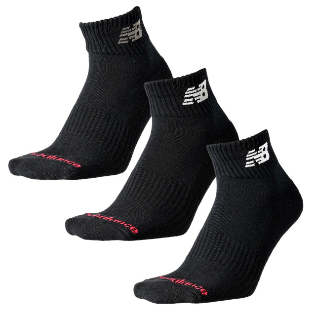 ニューバランス 靴下 LAS55637 ミッドレングス3Pソックス メンズ レディース new balance Mid Length 3P Socks