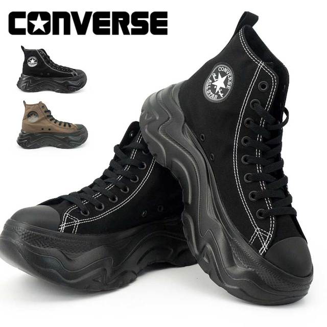 【サマーセール】コンバース オールスター シティハイク ＨＩ 厚底 スニーカー ハイカット ダットスニーカー 26秋冬新作 CONVERSE ALL STAR CITYHIKE HI