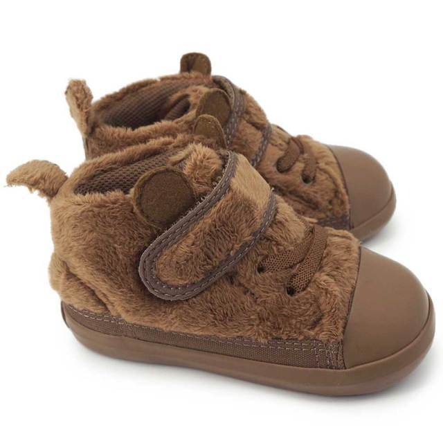 コンバース スニーカー ベビーオールスター ボアクマ V-1 キッズ 子供 靴 ボア ファー マジックテープ 26秋冬新作 CONVERSE BABY ALL STAR BOAKUMA V-1