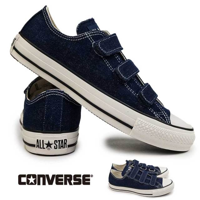 コンバース オールスター デニム V-3 オックス メンズ スニーカー レディース オールスター ベルクロ CONVERSE ALL STAR DENIM V-3 OX
