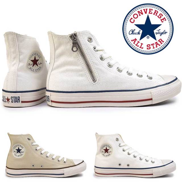 コンバース スニーカー サイドジップ オールスター RC Z HI ハイカット レトロ メンズ レディース キャンバス  CONVERSE ALL STAR RC Z HI