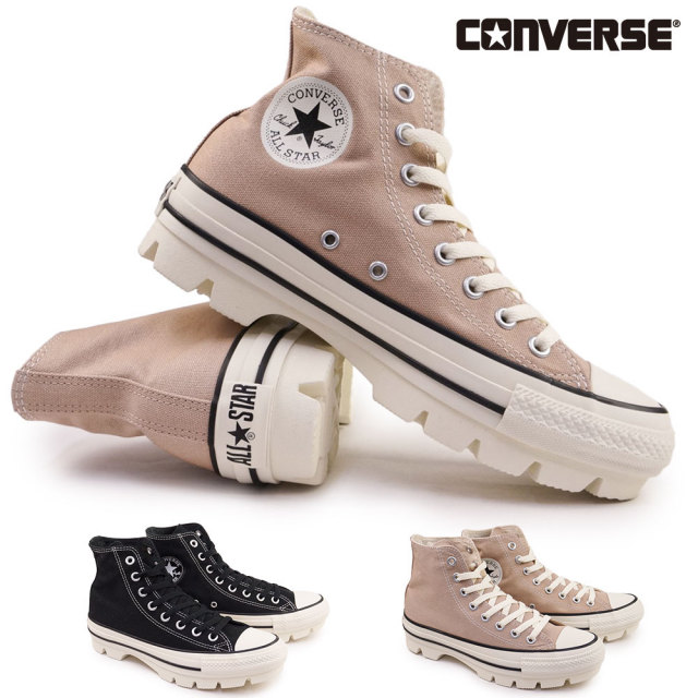 コンバース スニーカー オールスター チャンク HI メンズ レディース ハイカット 厚底 ラグソール キャンパス CONVERSE ALL STAR CHUNK HI
