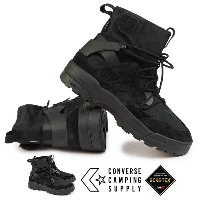 【ウィンターセール】コンバース スニーカー QAK CP GORE-TEX HI / F/CE. メンズ 防水 撥水 シェブロンスター キャンピング サプライ CONVERSE CAMPING SUPPLY CHEVRON & STAR QAK CP GORE-TEX HI / F/CE.