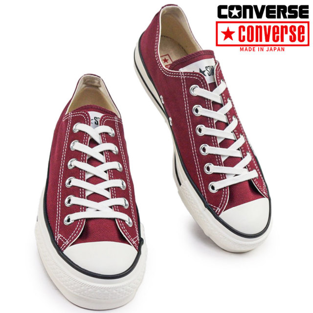 【決算セール】コンバース オールスターJ ローカット 日本製 メンズ レディース スニーカー カジュアル MADE IN JAPAN 25秋冬新作 CONVERSE CANVAS ALL STAR J OX