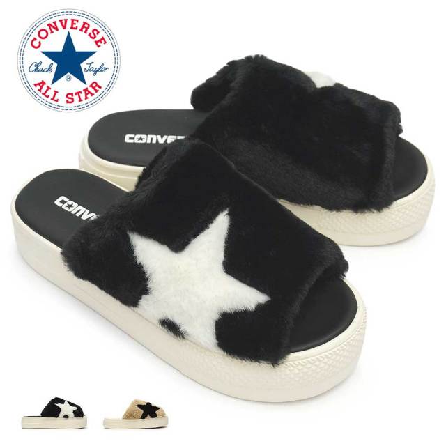 コンバース レディース サンダル オールスター ライト PLTS ボア サンダル 厚底 CONVERSE ALL STAR LIGHT PLTS BOA SANDAL