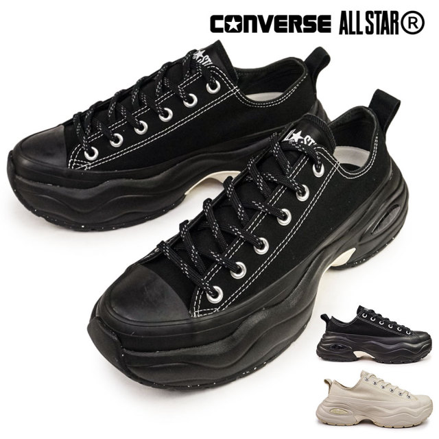 コンバース 厚底 スニーカー オールスター アール サージトレーナー ＯＸ メンズ レディース ローカット CONVERSE ALL STAR R SURGETRAINER OX
