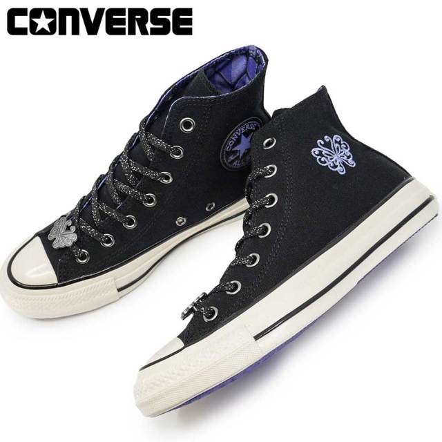 【決算セール】コンバース オールスター エイジド HI ANNA SUI レディース ハイカット スニーカー 蝶 刺繍 コラボ 26春夏新作 CONVERSE ALL STAR AGED HI ANNA SUI