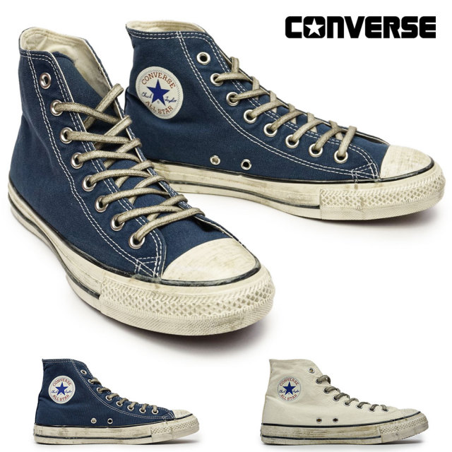 【ウィンターセール】コンバース スニーカー オールスター エイジド AG HI レディース メンズ ハイカット オリジナル レトロ感 CONVERSE ALL STAR AGED AG HI