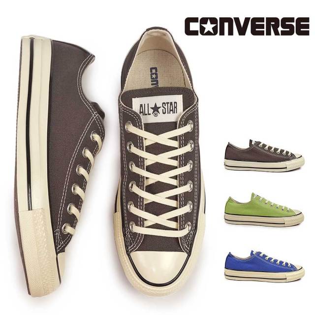 【年末大感謝祭】コンバース オールスター ローカット エイジド AC OX スニーカー レディース メンズ CONVERSE ALL STAR AGED AC OX 25秋冬新作
