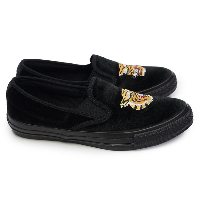 コンバース カンフーシューズ オールスター スリッポン 虎 刺繍