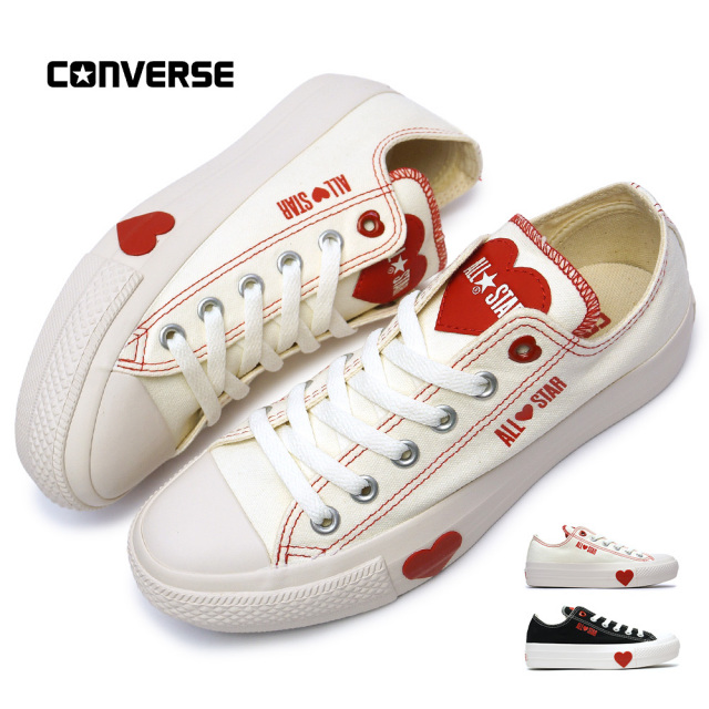 【厚底】コンバース オールスター PLTS メニーハーツ OX ハート ALL STAR PLTS MANYHEARTS OX / オールスター PLTS