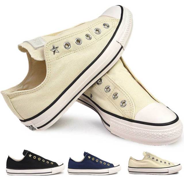 国内発★ALL STAR 紐あり紐なし2WAYで使えるスリッポン！ 国内発☆ALL STAR 紐あり紐なし2WAYで使えるスリッポン！