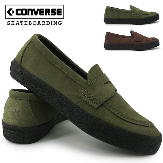 コンバース ローファー スニーカー CS ローファー 2 SK メンズ スケートボーディング ローカット 26秋冬新作 CONVERSE SKATEBOARD CS LOAFER 2 SK