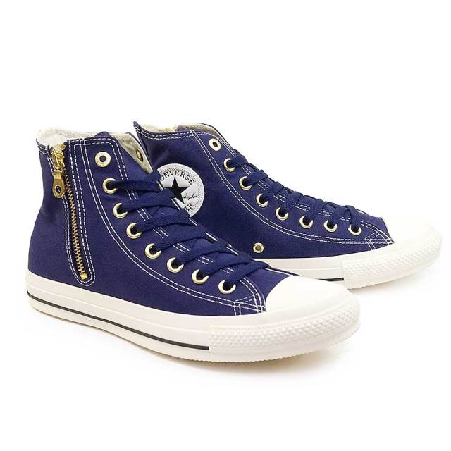 CONVERSE ALL STAR ゴールドジップ 24.5センチ CONVERSE】 コンバース AS GLDZIP HI オールスター ゴールド