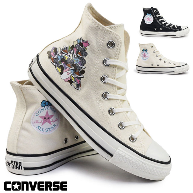 【ブラックフライデー】コンバース オールスター KM HI 可哀想に！ ハイカット スニーカー おぱんちゅうさぎ コラボ かわいい 人気 キャラ 25秋冬新作 CONVERSE ALL STAR KM HI / KAWAISOUNI!