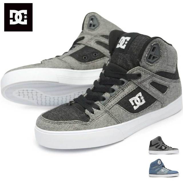 【夏物ラストSALE！】DC スニーカー メンズ ピュア ハイトップ WC TX SE DM241018 レディース DC SHOES PURE HIGH-TOP WC TX SE