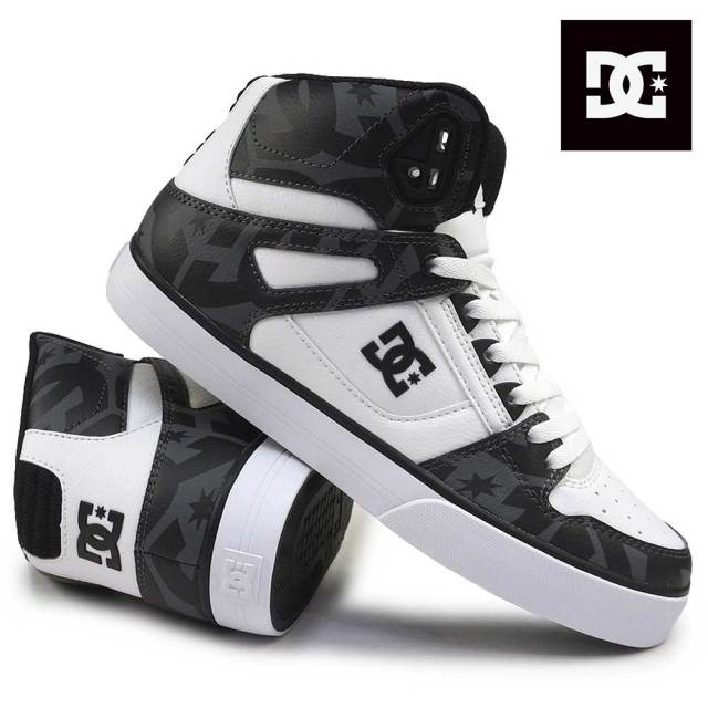 【夏準備セール】DC メンズ スニーカー ピュア ハイトップ WC SE SN DM246011 レディース ハイカット DC SHOES PURE HIGH-TOP WC SE SN