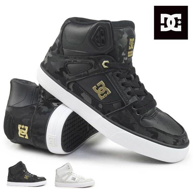 【秋トレンド先取りセール】DC shoes スニーカー PURE HIGH TOP SE SN DM254301 メンズ レディース ディーシーシューズ DC SHOES25秋冬新作