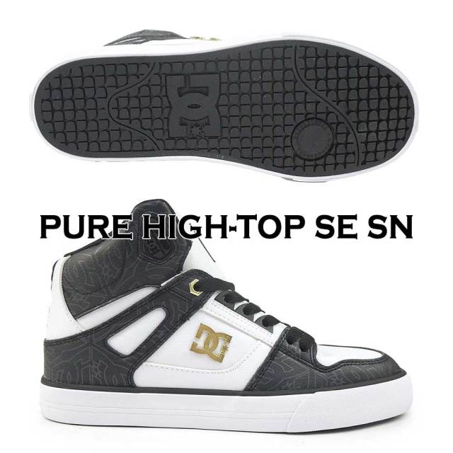 【25秋冬新作】 DCシューズ ハイカット メンズ PURE HIGH TOP SE SN DM256303 スニーカー レディースDC SHOES DCシューズ ハイカット メンズ PURE HIGH TOP SE SN DM256303