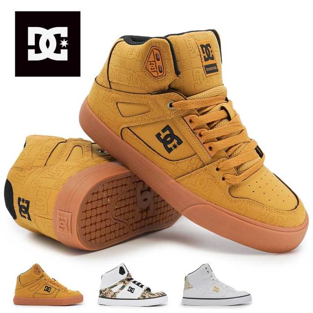 DCシューズ ハイカット メンズ スニーカー PURE-HIGH TOP SE SN DM264303 ディーシーシューズ 26秋冬新作 DC SHOES