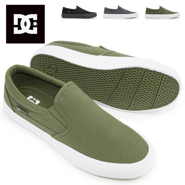 【秋トレンド先取りセール】DCシューズ メンズ スニーカー VARIAL SLIP-ON DM264602 スリッポン ローカット ディーシーシューズ 26秋冬新作 DC SHOES