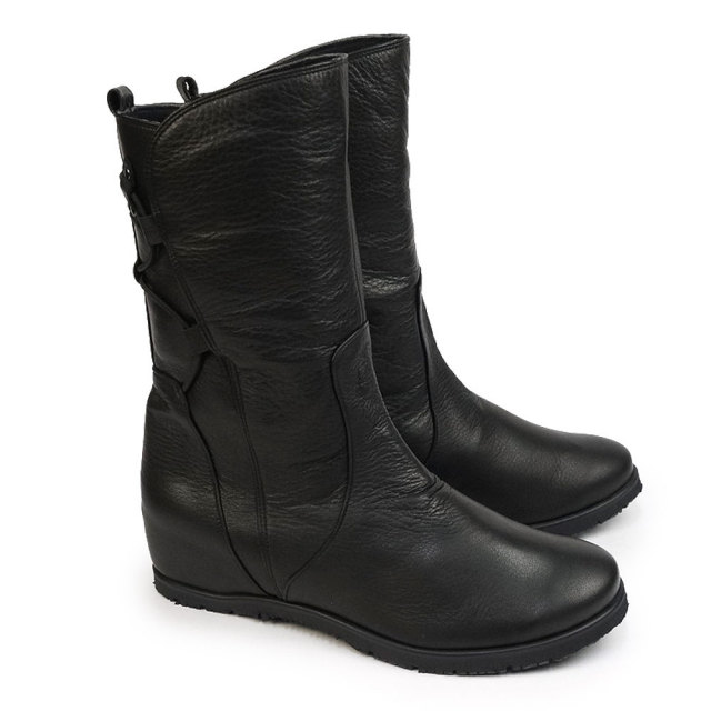 ドナミス ハーフブーツ レディース 30241 ドレープ エレガント ソフト