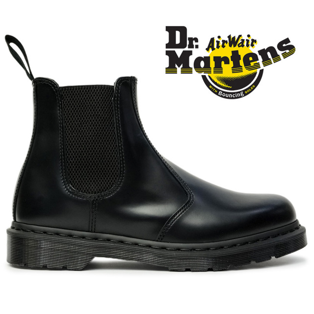 ドクターマーチン サイドゴアブーツ 正規品 2976 MONO チェルシーブーツ オールブラック 25685001 Dr.Martens 2976 MONO CHELSEA BOOT